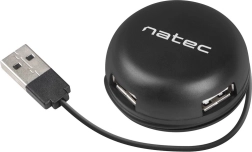 Hub USB Natec Bumblebee 4 ports noir