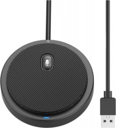 Microphone USB de conférence avec suppression du bruit et captation à 360°