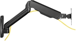 Support mural pour moniteur avec vérin à gaz, 17–32", VESA, charge 9 kg