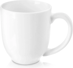 Tasse en porcelaine MONA 450 ml – blanche