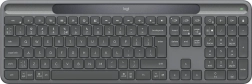 Clavier sans fil signature slim solar+ pour entreprise graphite
