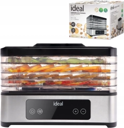 Sèche-aliments électrique WEBBER IK3301, 400 W, 5 niveaux, minuterie et convection