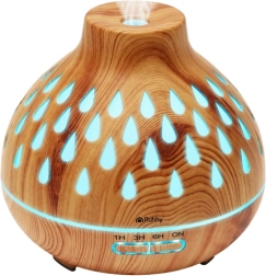 Diffuseur d’arômes et humidificateur RUHHY 400 ml avec rétroéclairage LED