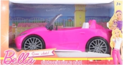 Voiture cabriolet rose pour poupées