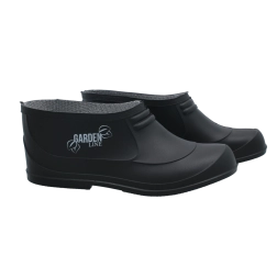 Bottes de pluie basses noires, pointure 39 (lot de 5 paires)
