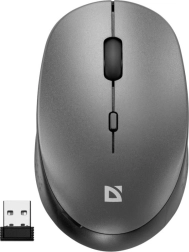 Souris silencieuse sans fil Defender Auris MB-027 – Gris