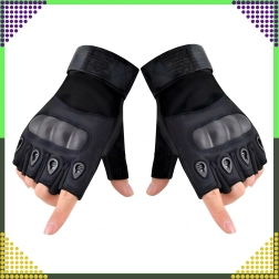 Gants tactiques sans doigts L – noir