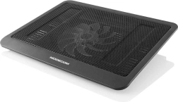 Modecom Silent Fan support de refroidissement noir pour ordinateur portable