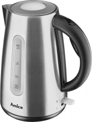 bouilloire électrique 1,7 l inox Amica