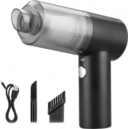 Aspirateur à main sans fil pour voiture 120 W, sans sac avec LED et USB