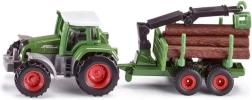 Siku Farmer tracteur avec remorque forestière – modèle en métal