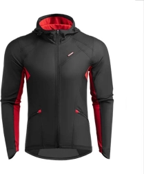 Veste cycliste Rockbros noire et rouge