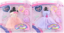 Robe pour poupée avec accessoires