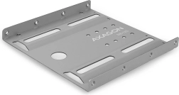Cadre métallique AXAGON pour le montage d’un HDD/SSD 2,5" dans un emplacement 3,5", Gris
