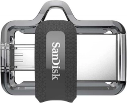 Clé USB SanDisk Ultra Dual Drive m3.0 64 Go 150 Mo/s
