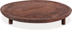 Planche de service en bois sur pieds 37 cm