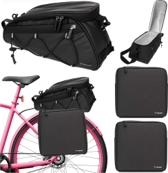 Ensemble de sacoches de vélo pour porte-bagages Trizand 16 l (3 pcs)