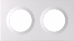Cadre pour double interrupteur SONOFF Orb EF2G, blanc