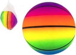 Ballon de basket en caoutchouc 23 cm dans un filet