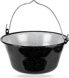 Chaudron hongrois suspendu émaillé 7,5 l
