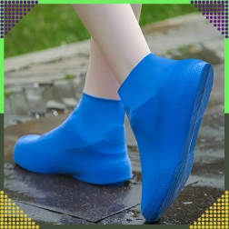 Sur-chaussures en silicone imperméables antidérapantes – taille S