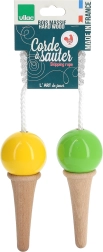 Corde à sauter enfant glace jaune‑vert – VILAC