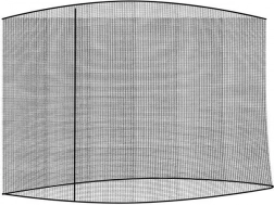 Moustiquaire pour parasol de jardin 3,5 m – noir