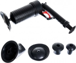 Nettoyeur de canalisations à piston pneumatique – Ensemble