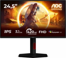 Aoc 25g4kur moniteur de jeu ips 24,5" 420 hz avec pivot