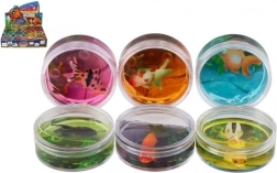 Slime transparent avec poisson