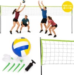 Filet de volley-ball et de badminton pliable 600x240 cm MultiGarden