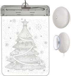Vitrail LED 3D – sapin de Noël – Sapin