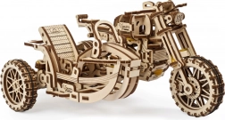 Ugears puzzle 3D moto avec side-car – modèle mécanique en bois