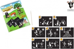 Carnet à gratter avec la Petite Taupe