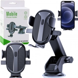 Support de téléphone de voiture universel et robuste – pare-brise, tableau de bord et grille d’aération