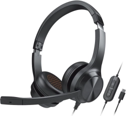 creative chat usb casque supra-auriculaire avec microphone usb-c