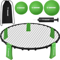 Roundnet Trizand – set de mini-volley 90 cm avec 3 ballons et pompe