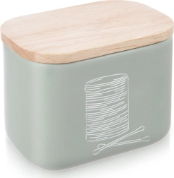 Boîte verte pour cotons-tiges et disques démaquillants GREENISH