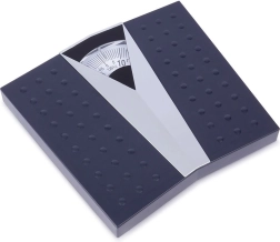 Balance de salle de bain mécanique 120 kg, noire