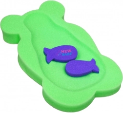 Tapis de bain en mousse pour bébés BASIC ours vert