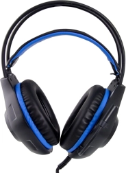 Casque de jeu avec microphone Deathstrike bleu