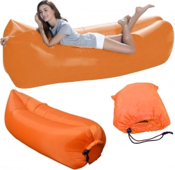 Canapé gonflable Lazybag orange