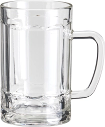 Chope à bière en verre 330 ml