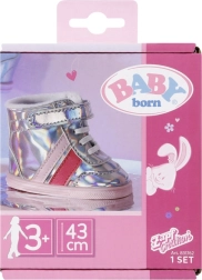 Chaussures de sport holographiques BABY born pour poupées 43 cm