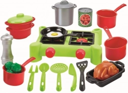 Set de cuisson avec ustensiles et accessoires