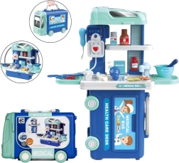 Set de docteur dans une valise à roulettes - 1 pièce