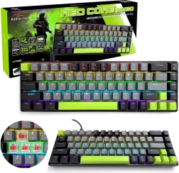Clavier mécanique gaming 60 % MEDIA-TECH RED CORE MX60