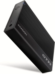 Boîtier externe en aluminium AXAGON EE35-GTR avec USB 3.2 Gen1 et SATA 6G pour disques 3,5"