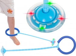 Anneau sauteur de cheville avec lumière LED – Bleu