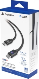 Câble de charge et de jeu USB‑C HORI Pro pour PS5 DualSense 3 m